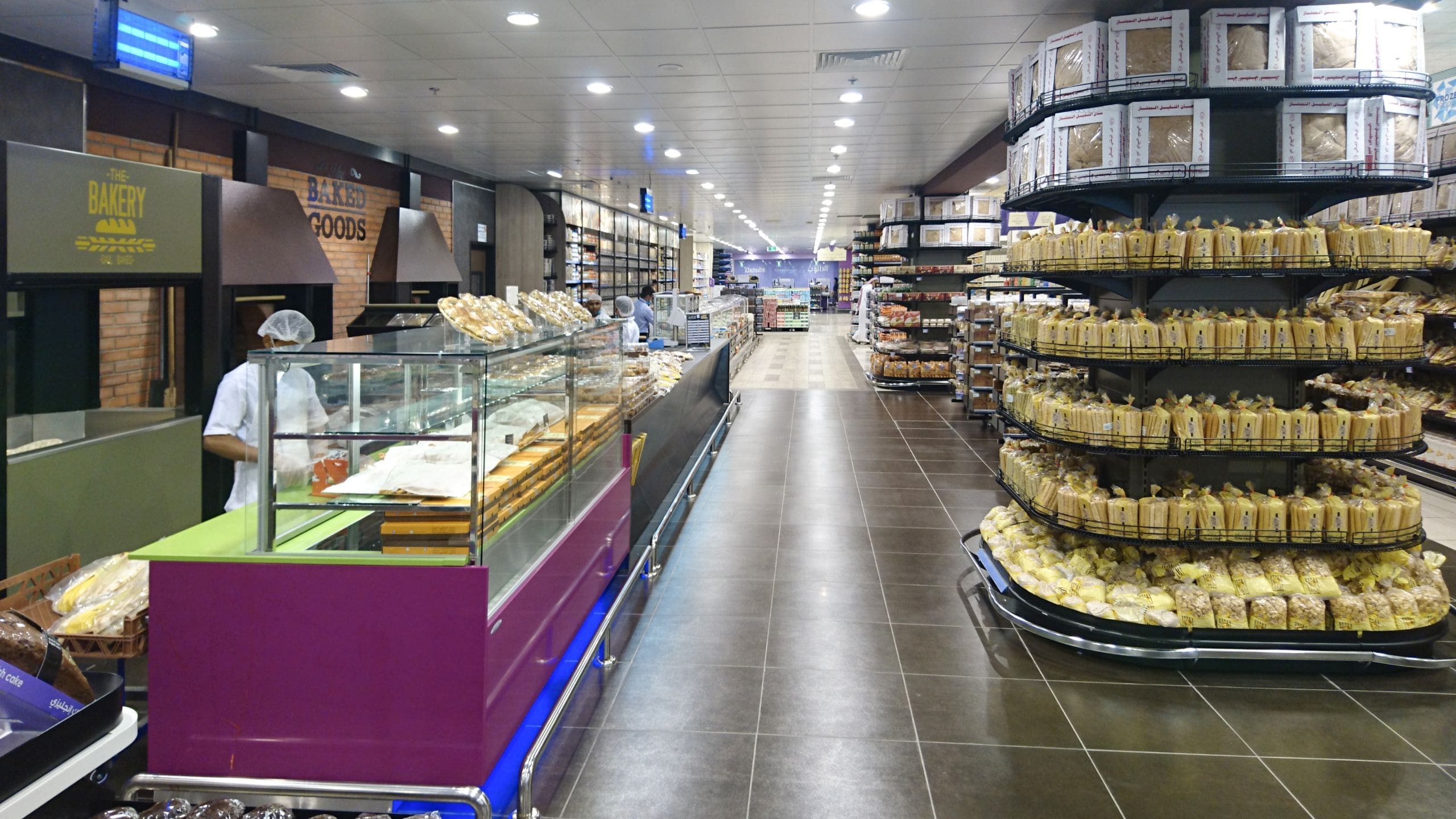 Progetto di arredo per Grocerant Danube Al Yarmouk