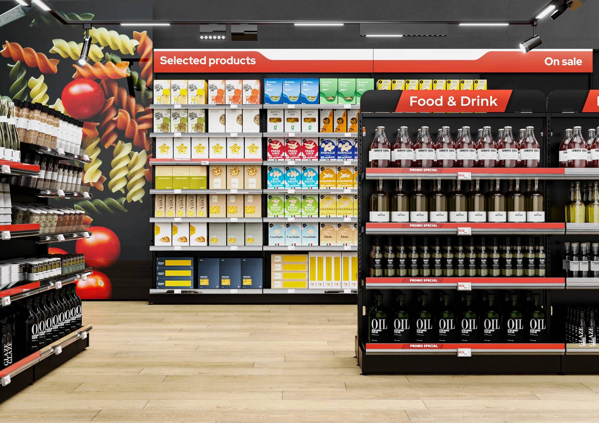 Vista frontale Solden M36 settore food